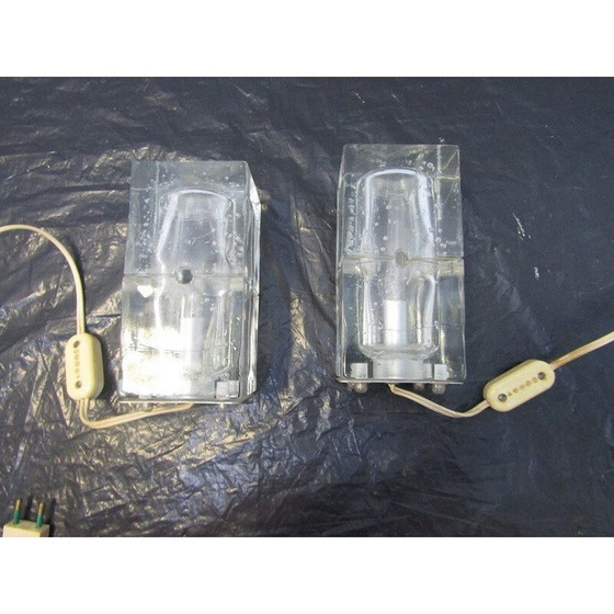 Image 1 of Coppia di lampade da tavolo in stile Cubosphere - anni '60