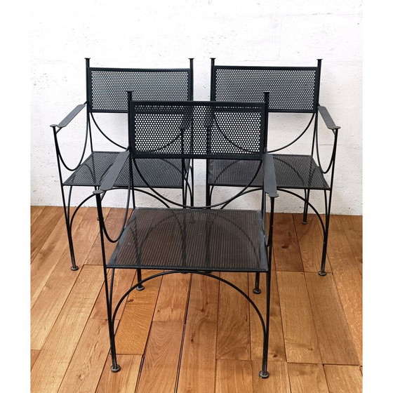 Image 1 of Vintage wrought iron chair by Rj Caillette for Fermob