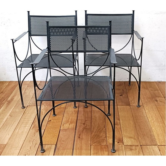 Image 1 of Vintage wrought iron chair by Rj Caillette for Fermob