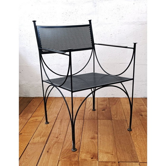 Image 1 of Vintage wrought iron chair by Rj Caillette for Fermob