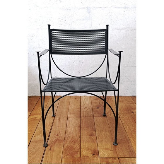 Image 1 of Vintage wrought iron chair by Rj Caillette for Fermob