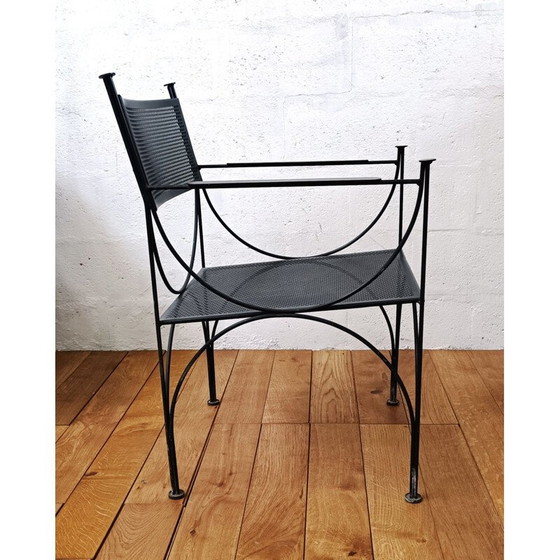 Image 1 of Vintage wrought iron chair by Rj Caillette for Fermob