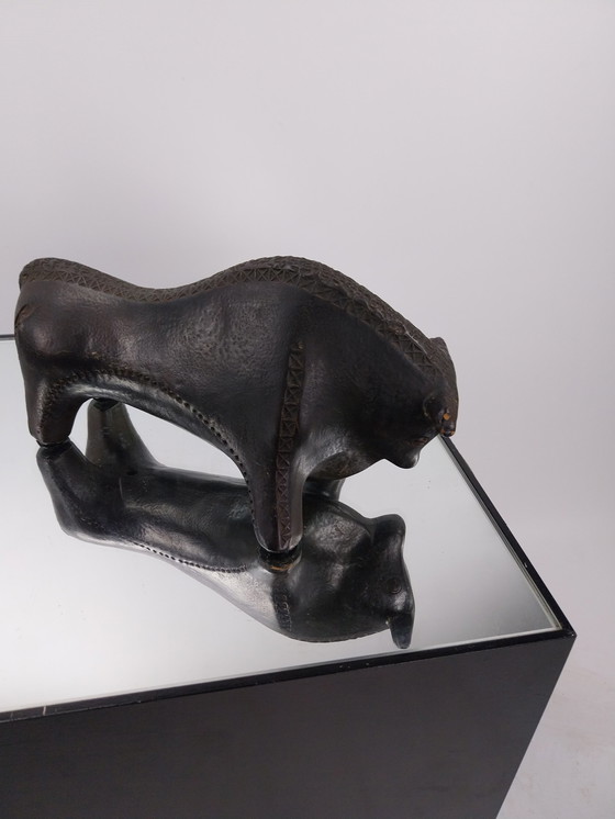 Image 1 of Bull by  Aldo Londi for bitossi.  Black 