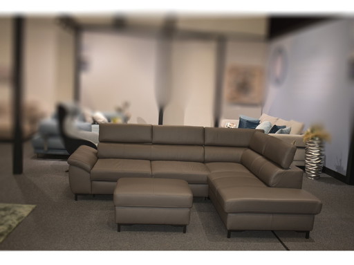 Leather sofa with stool and headrest adjustment leather couch leather corner sofa sofa couch corner sofa