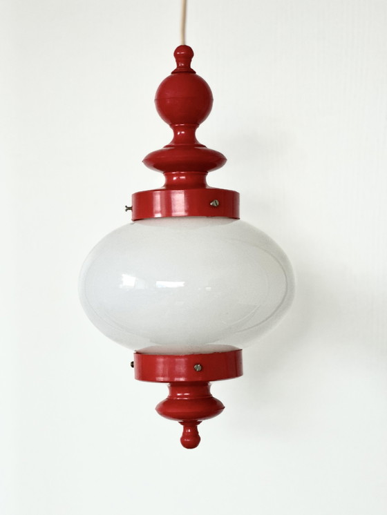 Image 1 of Hewill 1970s space age hanging lamp