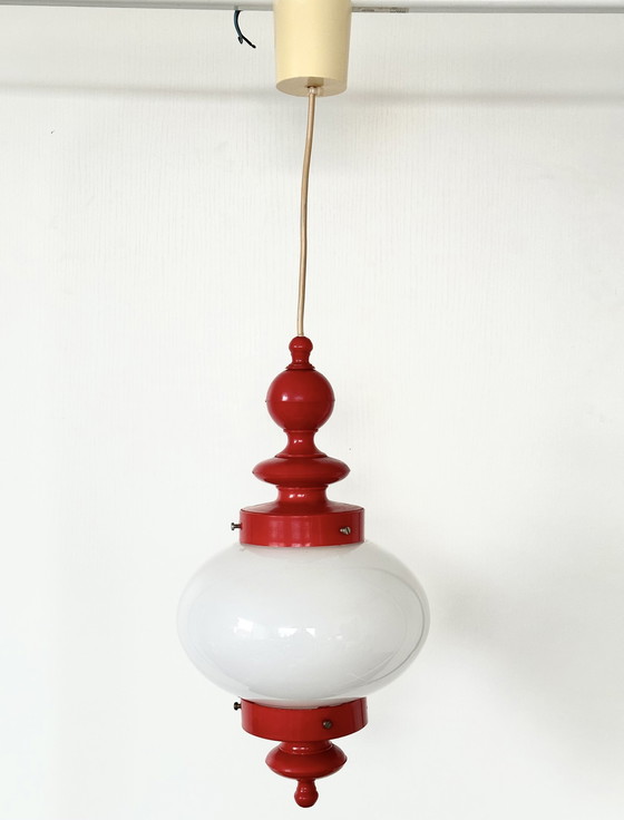 Image 1 of Hewill 1970s space age hanging lamp