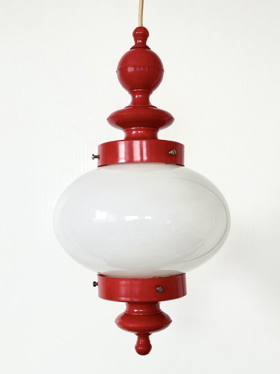 Image 1 of Hewill 1970s space age hanging lamp