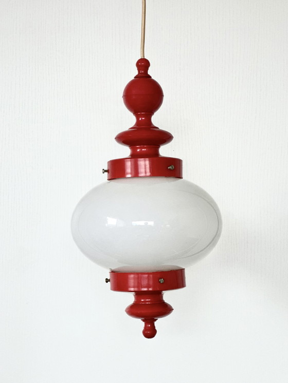 Image 1 of Hewill 1970s space age hanging lamp