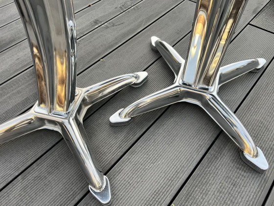 Image 1 of Dulton Iconic Lotus Stool 2X (Chrome)