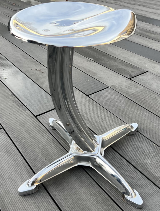 Image 1 of Dulton Iconic Lotus Stool 2X (Chrome)