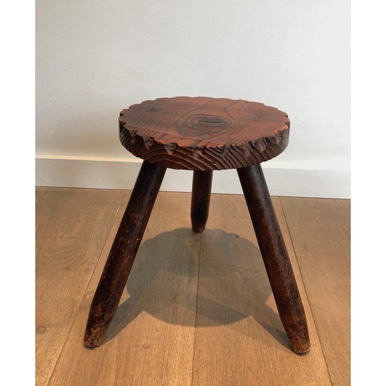 Image 1 of Pair of vintage Brutalist stools, 1950