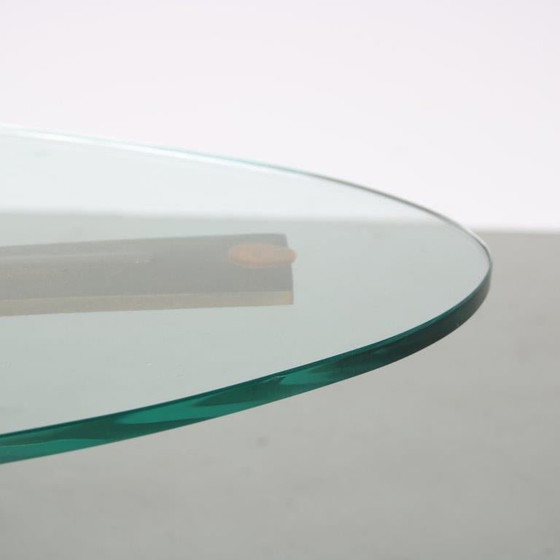 Image 1 of Brass Coffee Table by Michel Mangematin & Roger Bruny, France 1960