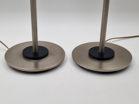 Image 1 of Pair modernist design lamps