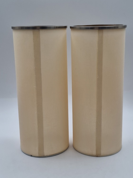 Image 1 of Pair modernist design lamps