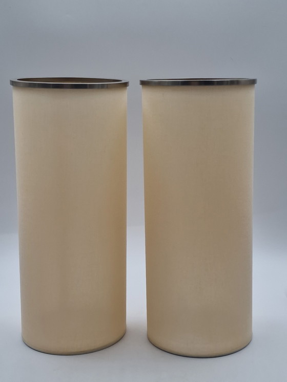 Image 1 of Pair modernist design lamps