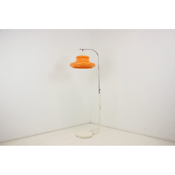 Image 1 of Mid-century metal and plastic floor lamp, Czechoslovakia 1970s