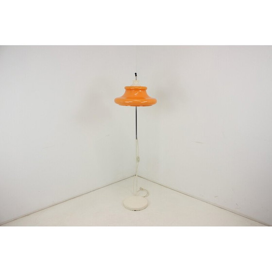 Image 1 of Mid-century metal and plastic floor lamp, Czechoslovakia 1970s