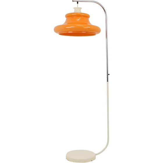 Image 1 of Mid-century metal and plastic floor lamp, Czechoslovakia 1970s