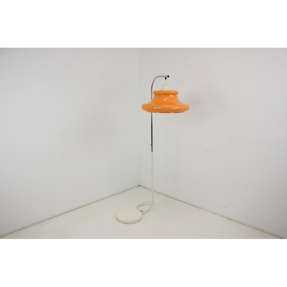 Image 1 of Mid-century metal and plastic floor lamp, Czechoslovakia 1970s