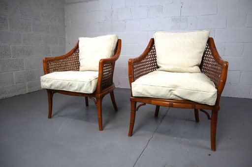 2x Giorgetti armchairs