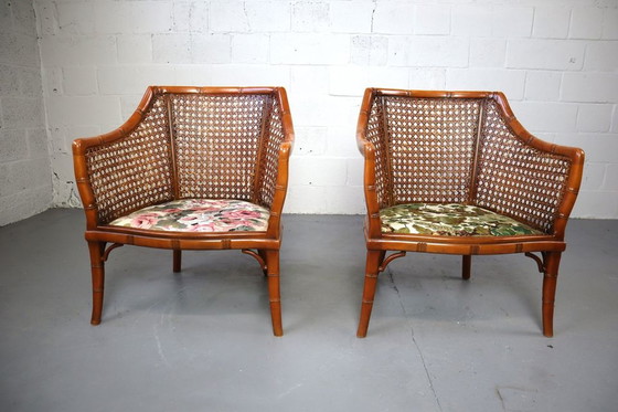 Image 1 of 2x Giorgetti armchairs