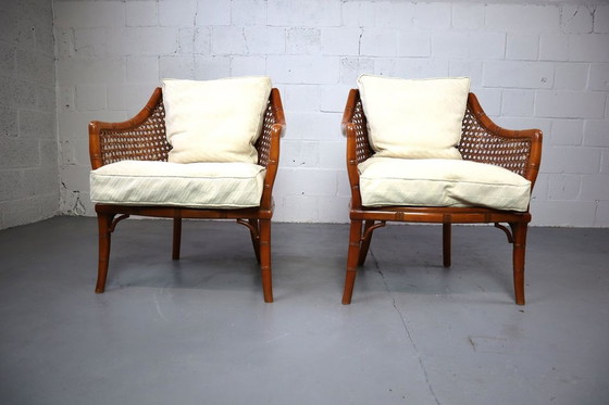 Image 1 of 2x Giorgetti armchairs