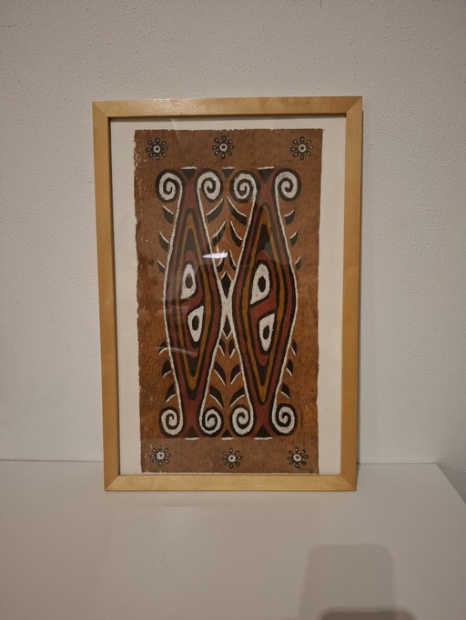 Rare Kulit Kayu Tree Bast Sheet Cloth Maro Tapa West Papua Indonesia