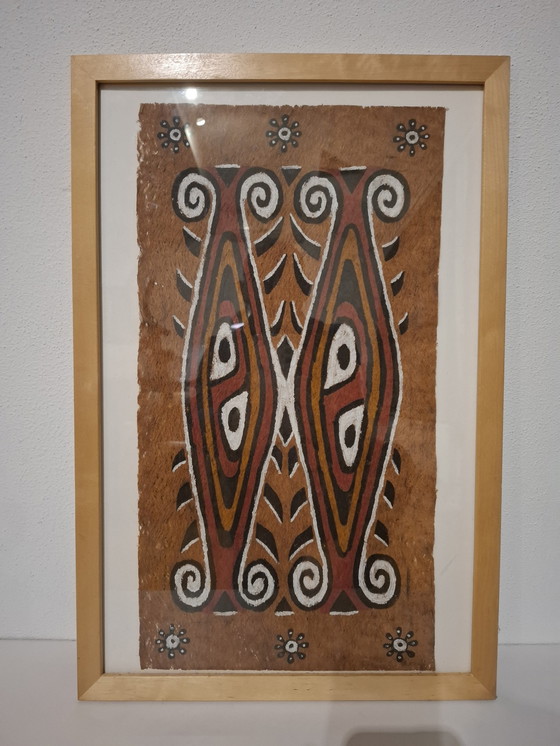 Image 1 of Rare Kulit Kayu Tree Bast Sheet Cloth Maro Tapa West Papua Indonesia