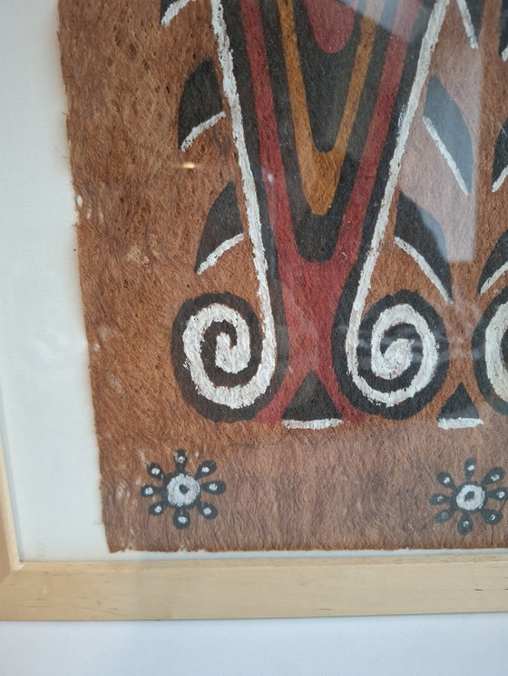 Image 1 of Rare Kulit Kayu Tree Bast Sheet Cloth Maro Tapa West Papua Indonesia