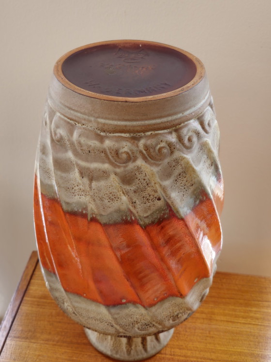 Image 1 of Vintage Carstens Tönnieshof West Germany Vase Orange