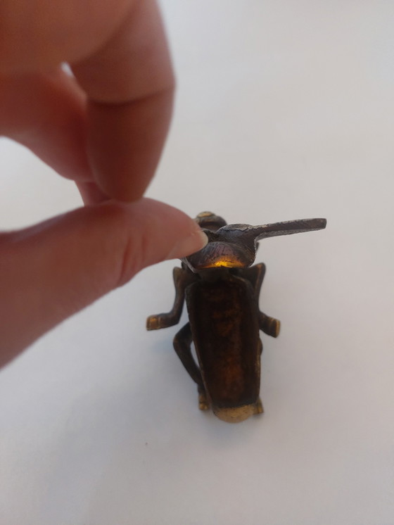 Image 1 of Joyero de latón con forma de mosca 