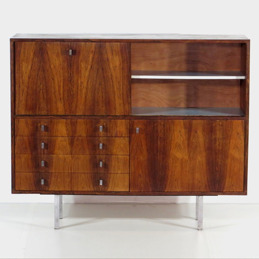 Rosewood highboard sideboard, Alfred Hendrickx - Belform