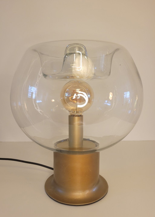 Large Space Age Table Lamp by Doria Leuchten