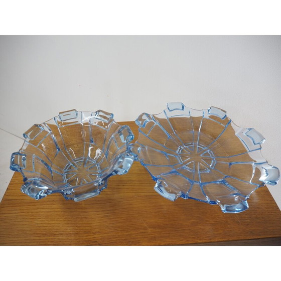 Image 1 of Mid century glass serving bowls, 1960s