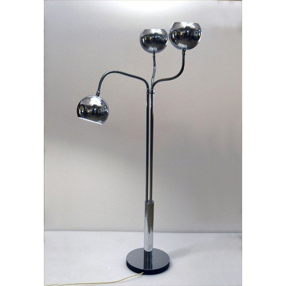 Image 1 of Vintage floor lamp with 3 lights by Goffredo Reggiani, 1970s