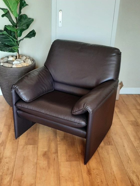 Image 1 of Leolux Bora Beta Armchair Brown Leather