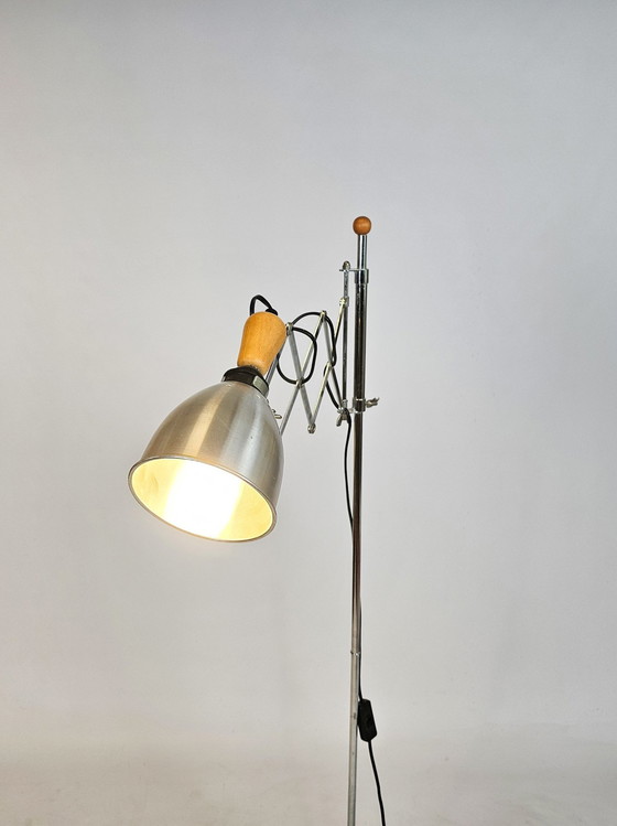 Image 1 of Ikea Design - Harmonica/Scissors Floor Lamp - Sweden - 90'S