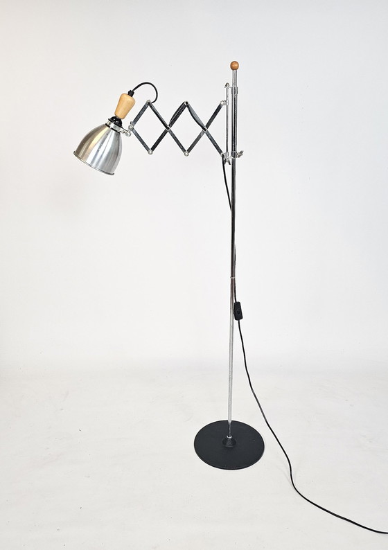 Image 1 of Ikea Design - Harmonica/Scissors Floor Lamp - Sweden - 90'S