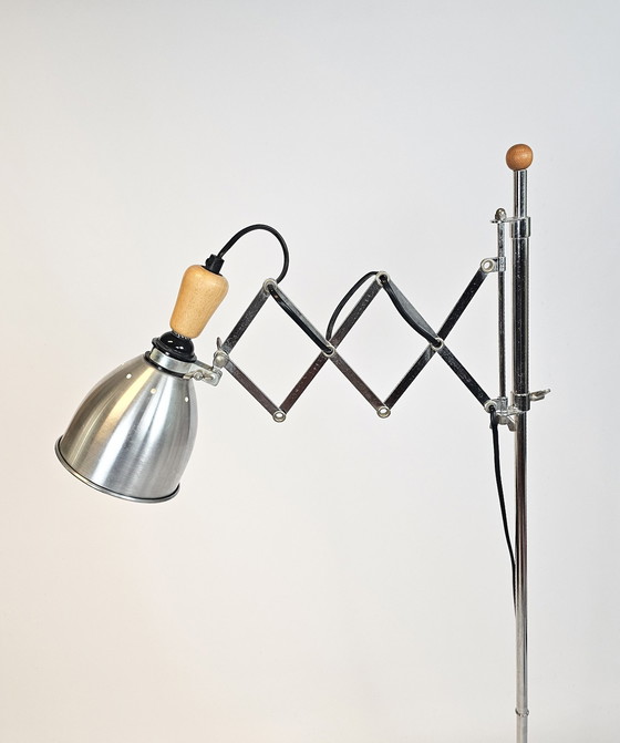 Image 1 of Ikea Design - Harmonica/Scissors Floor Lamp - Sweden - 90'S