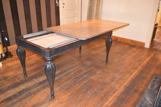 Image 1 of Dining Table Oak, Natural, Black Patine