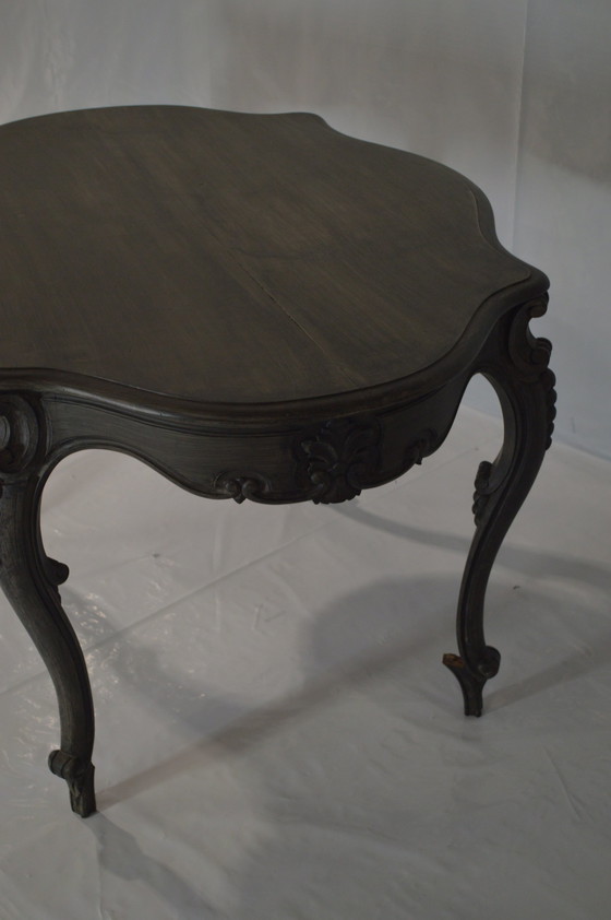 Image 1 of Wooden Table Gray, Beautiful Finish.