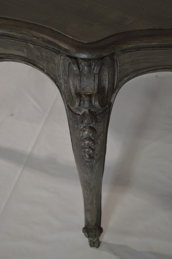 Image 1 of Wooden Table Gray, Beautiful Finish.