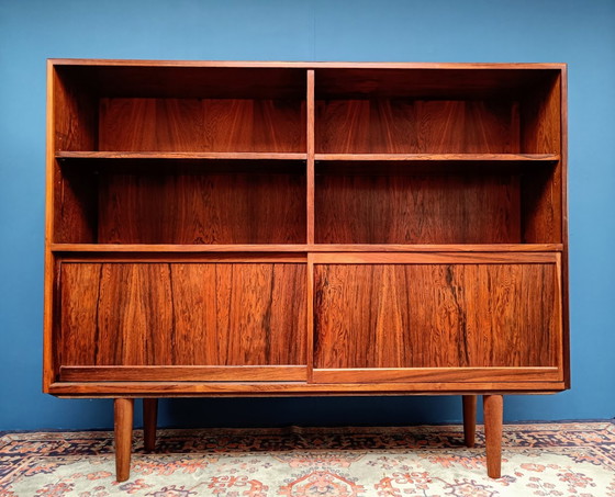 Image 1 of Vintage Rosewood Wall Cabinet