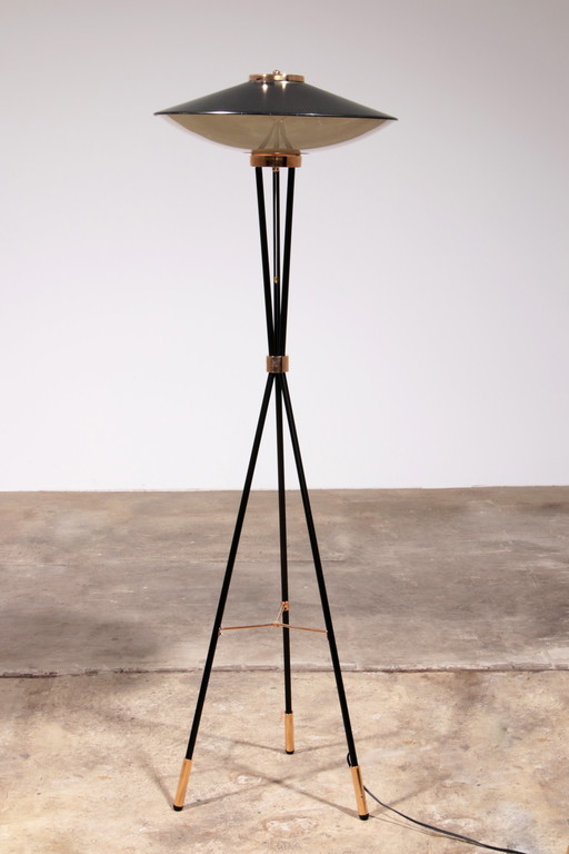 Italian floor lamp by Stilnovo, 1950s