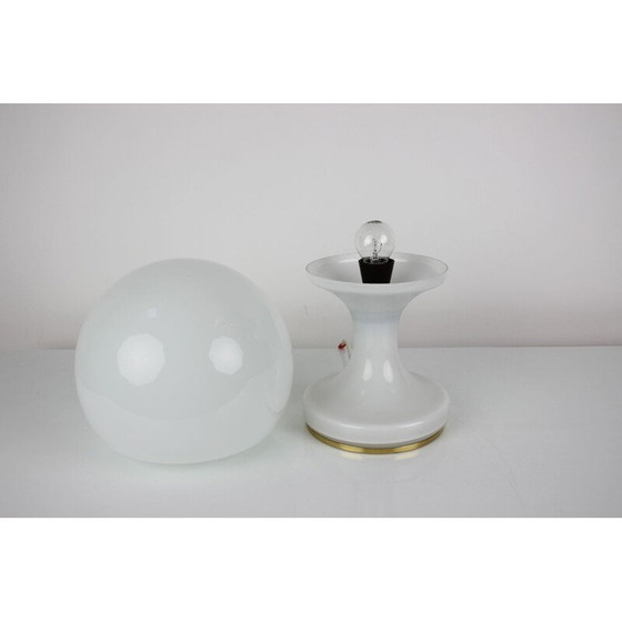 Image 1 of Vintage glass lamp by Osvětlovací sklo Valašské Meziříčí, Czechoslovakia 1970