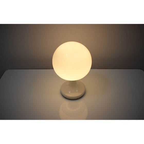 Image 1 of Vintage glass lamp by Osvětlovací sklo Valašské Meziříčí, Czechoslovakia 1970
