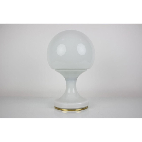 Image 1 of Vintage glass lamp by Osvětlovací sklo Valašské Meziříčí, Czechoslovakia 1970