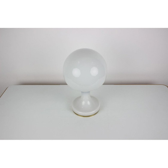 Image 1 of Vintage glass lamp by Osvětlovací sklo Valašské Meziříčí, Czechoslovakia 1970