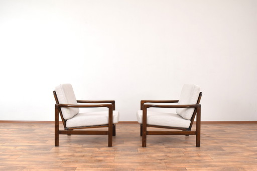 Mid-Century Lounge Chairs By Z. Bączyk, 1960S, Set Of 2