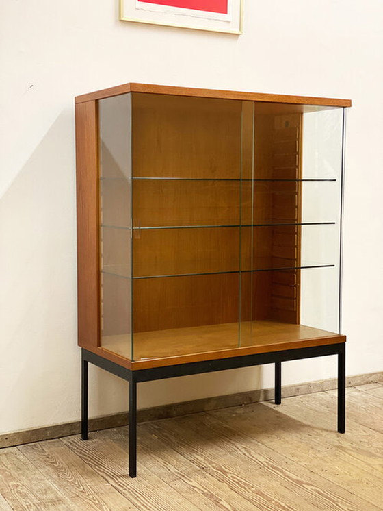 Image 1 of Teak Glass Cabinet 